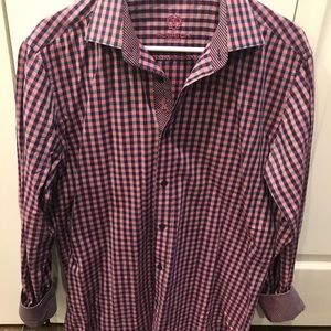 Bugatchi Uomo Men’s Long Sleeve Dress Shirt